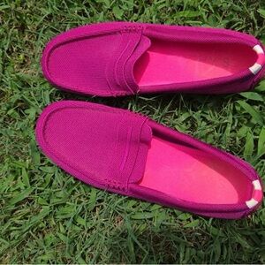 Rothy's Fuchsia Loafers